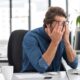A business person wishing they had POPP automatic failover of voice and internet