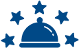 Bell with stars icon