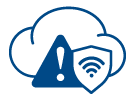 Emergency internet wifi cloud icon