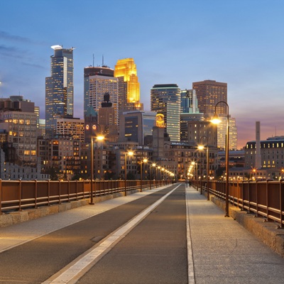 Downtown Minneapolis skyline