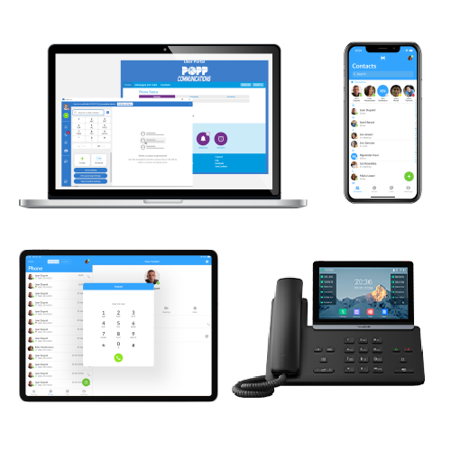 Yealink T87W plus MaX UC on iPhone, iPad, and Computer